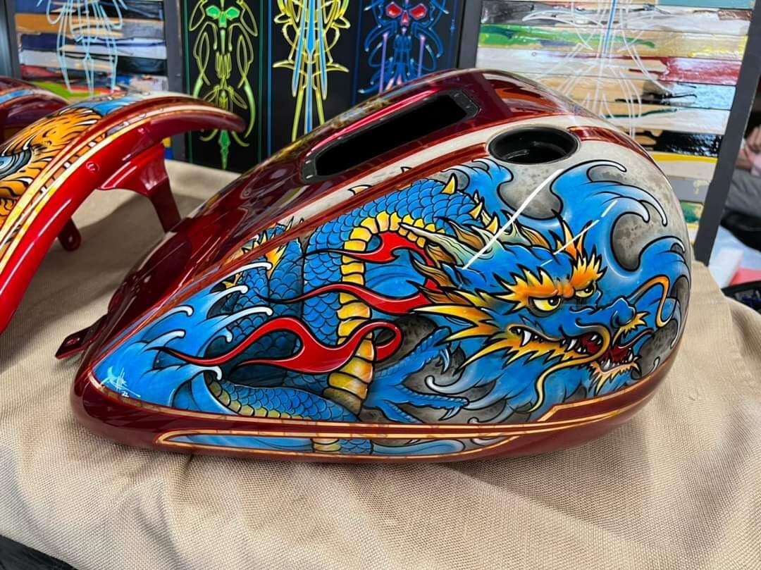 Hand Painting Motorcycles Nub Grafix NEW YORK