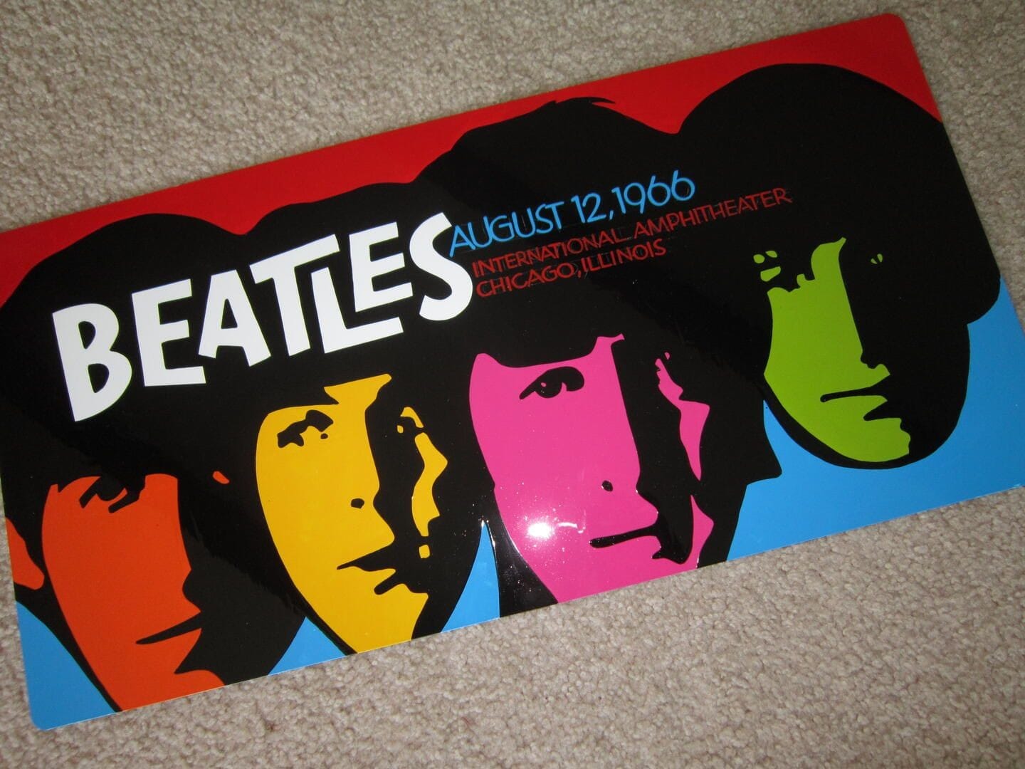 Bob Behounek Beatles metal sign done with lettering enamels.

Berwyn, Illinois 60402
