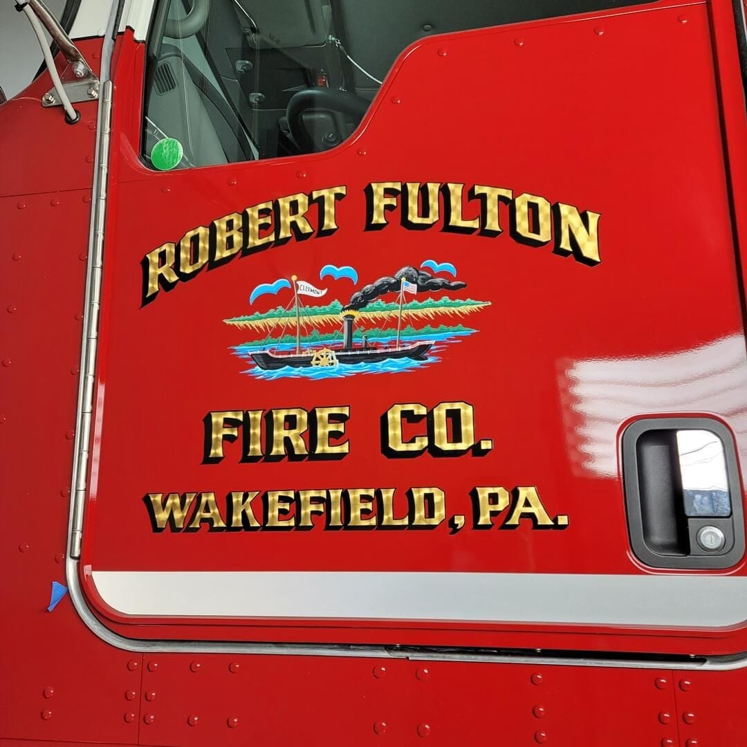 Fire Truck Lettering  Hot Rod Jen PENNSYLVANIA